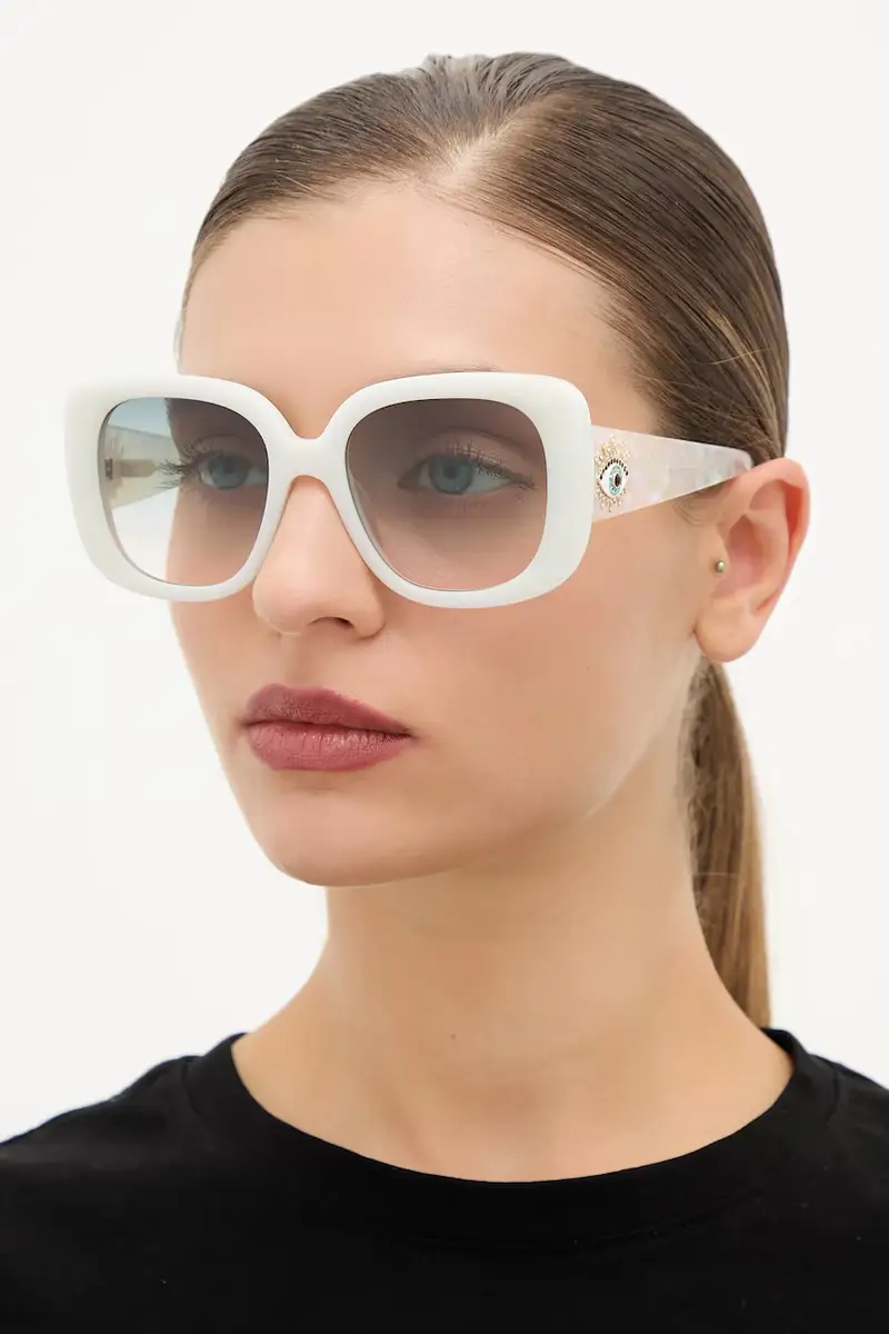 Kurt Geiger London Occhiali da sole Donna Beige 3889458