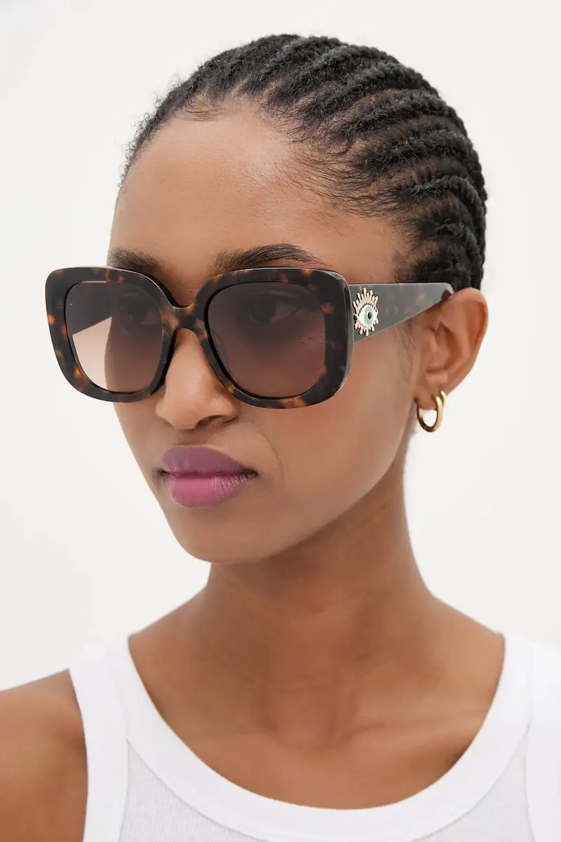 Kurt Geiger London Occhiali da sole Donna Marrone 3889810