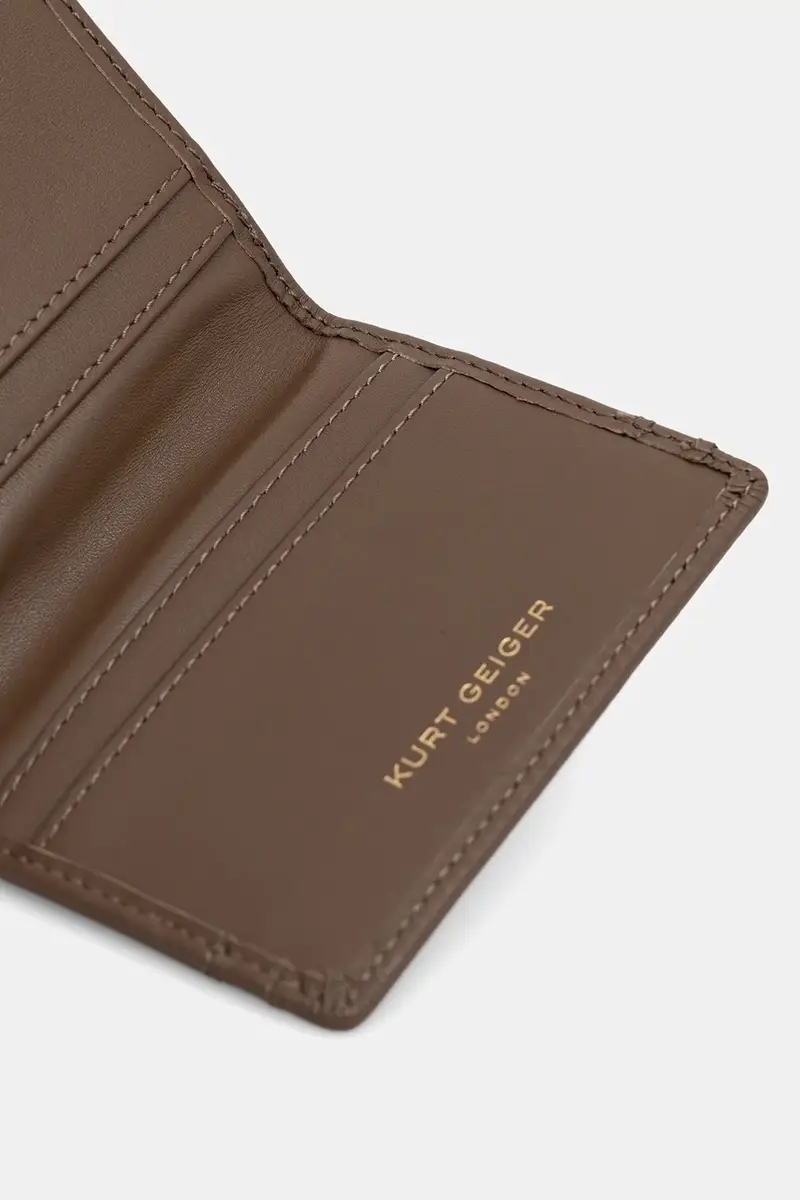 portacarte in pelle Marrone miniatura 3