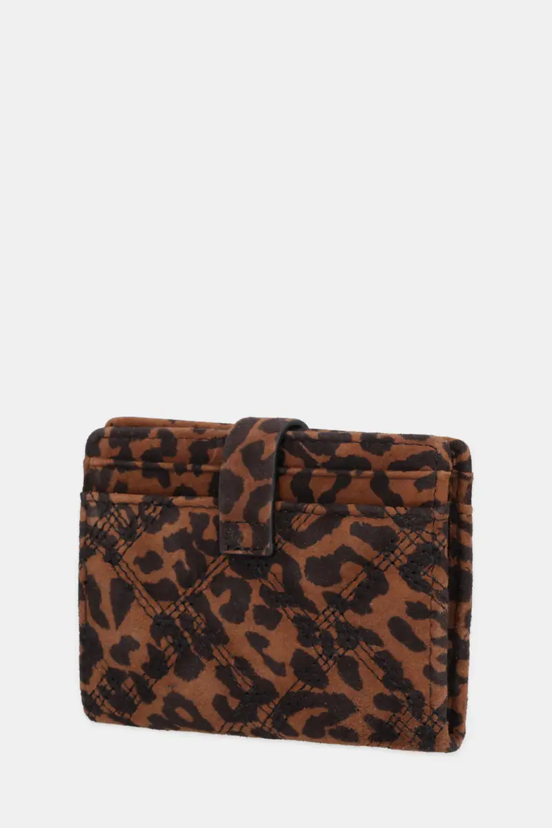 portacarte in pelle Marrone miniatura 2