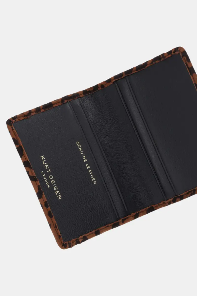 portacarte in pelle Marrone miniatura 3