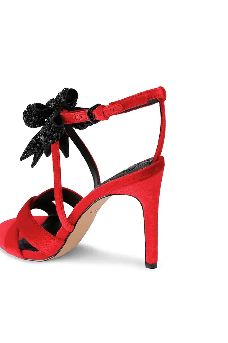 sandali Bow High Sandal Rosso miniatura 5