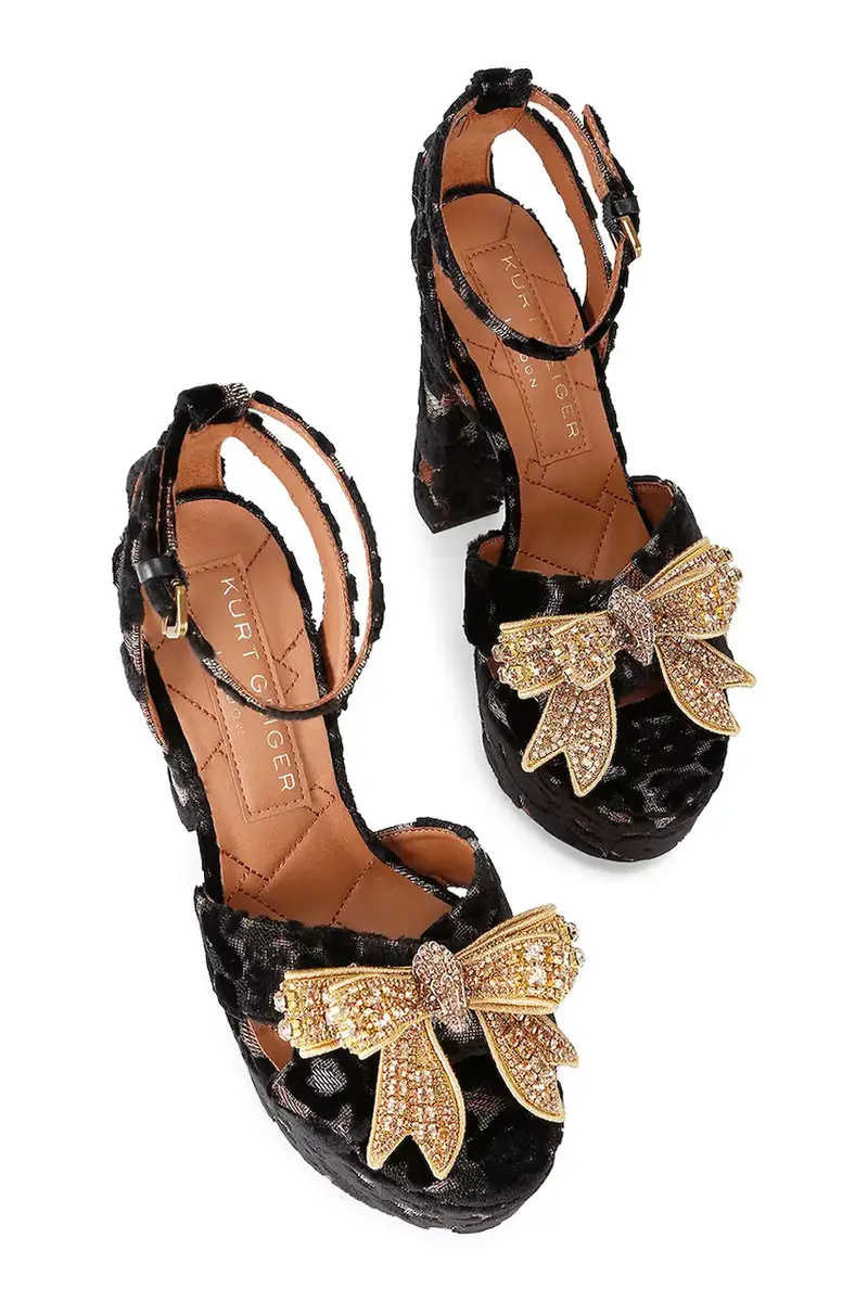 sandali Bow Platfrom Sandal Marrone miniatura 2