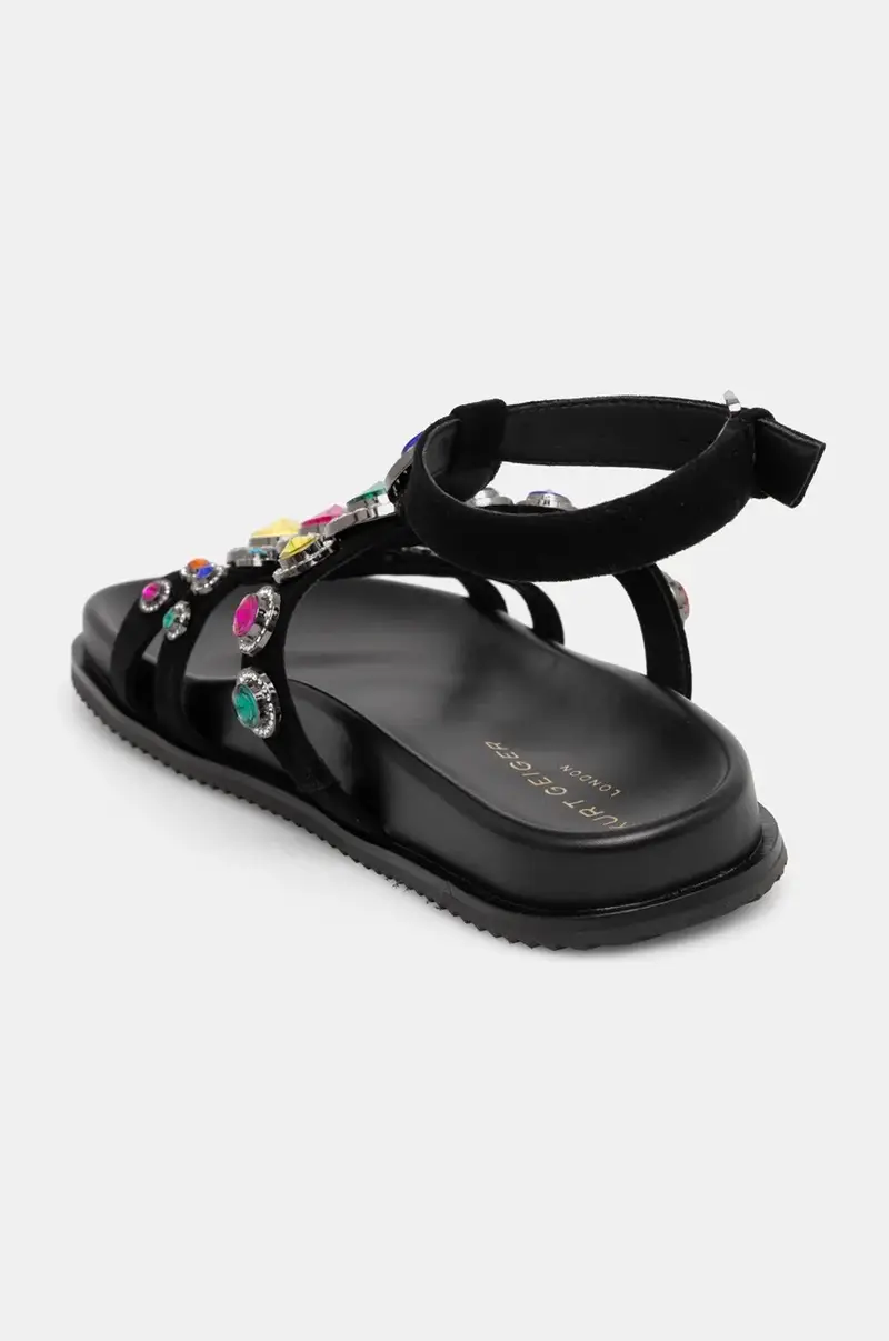 sandali in camoscio Octavia Flexi Gladiator donna colore nero 4369009209 miniatura 3