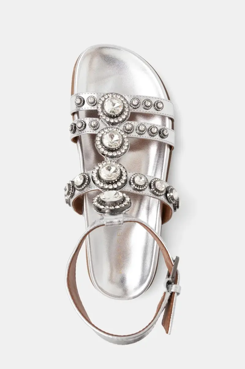 sandali in pelle Octavia Flexi Gladiator donna colore argento 4369063109 miniatura 4