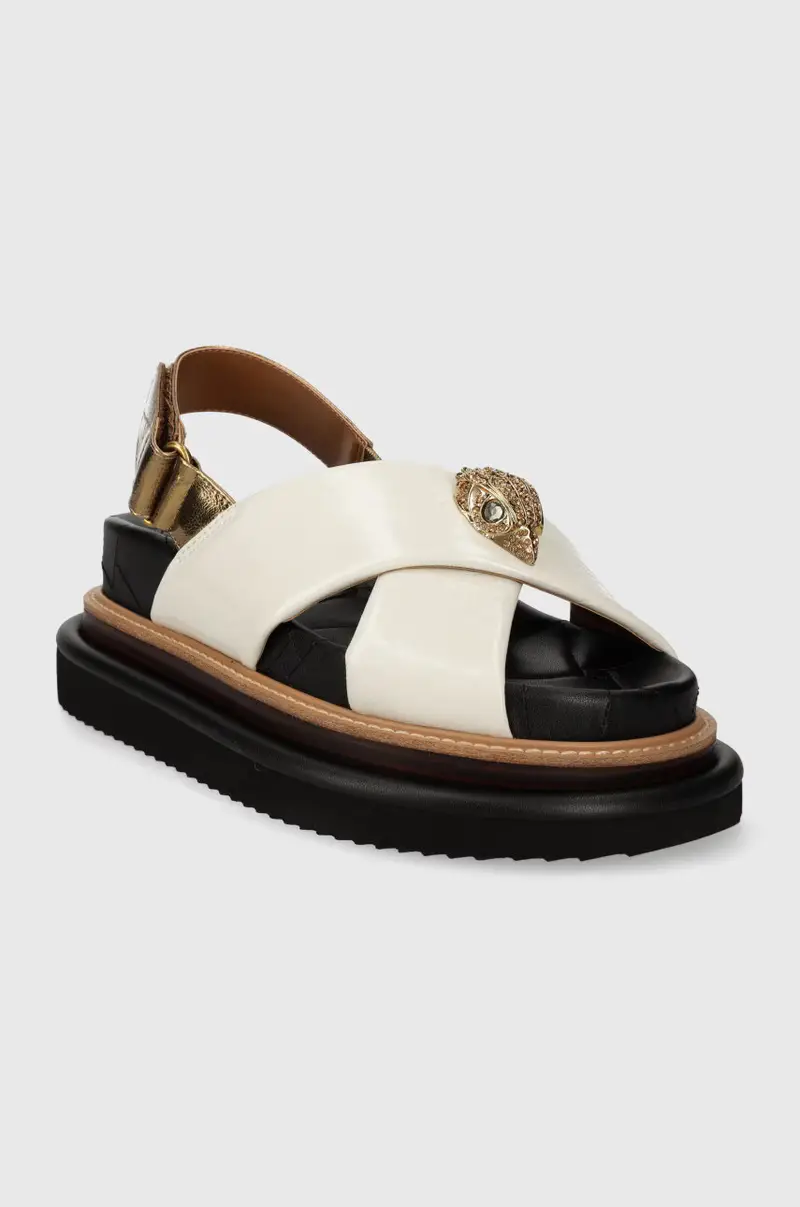 sandali in pelle Orson Cross Strap Sandal donna colore bianco 9992241109 3469661109 miniatura 2