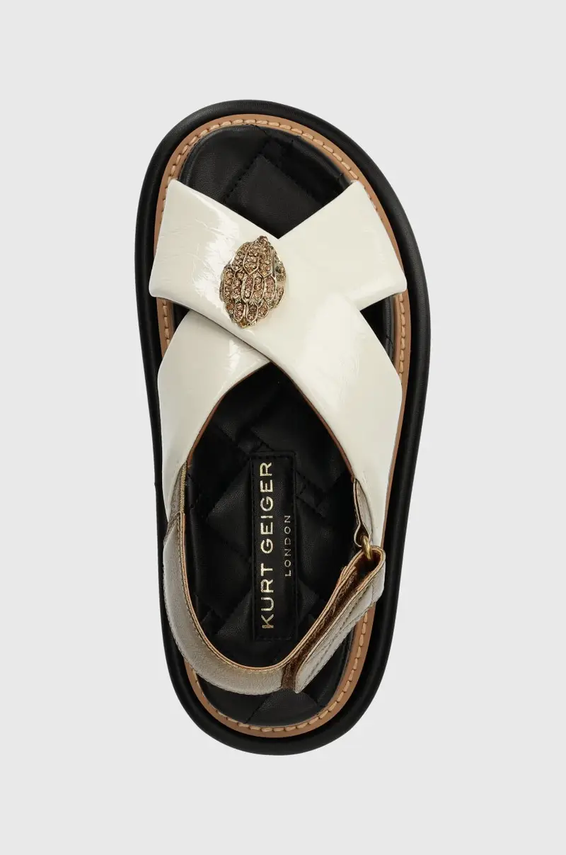 sandali in pelle Orson Cross Strap Sandal donna colore bianco 9992241109 3469661109 miniatura 4