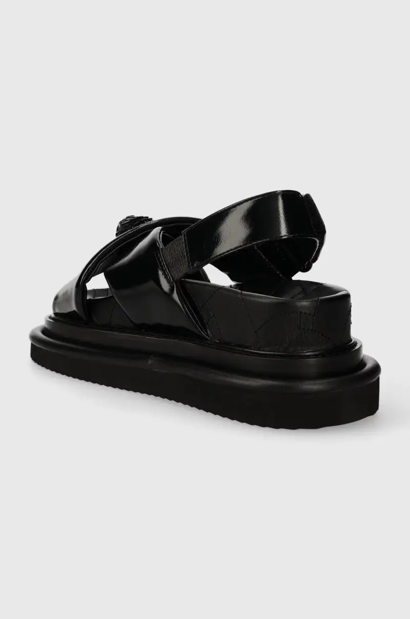 sandali in pelle Orson Cross Strap Sandal donna colore nero 2028900309 9992241109 miniatura 3