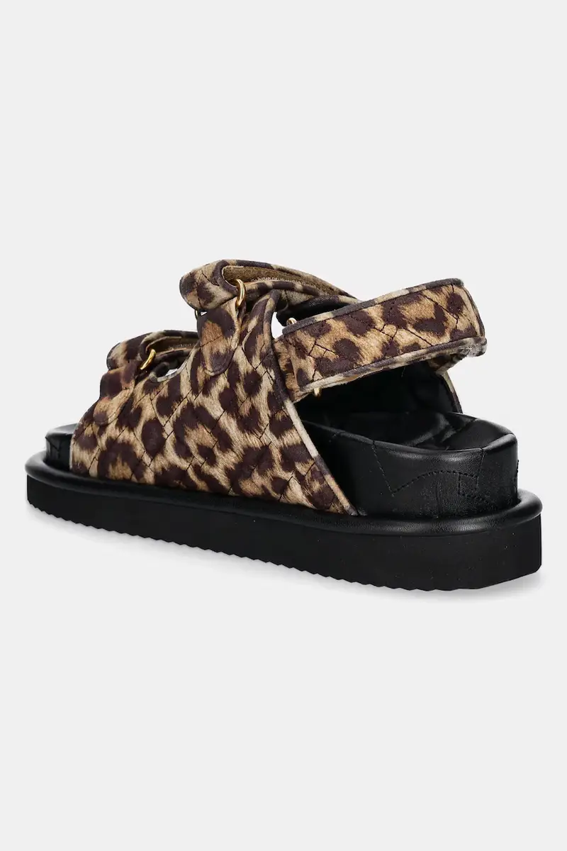 sandali in pelle Orson donna colore beige 3469639289 miniatura 3