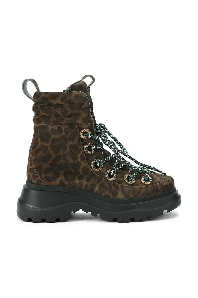 stivaletti alla caviglia in camoscio Kensington Hiker donna colore marrone 4991835289