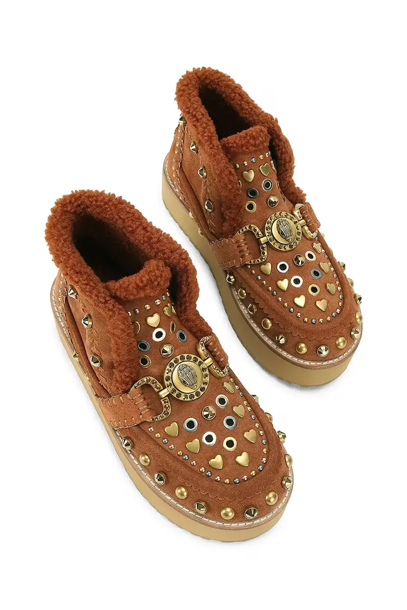 stivali da neve in camoscio Mansion Cosy Boot Marrone miniatura 2