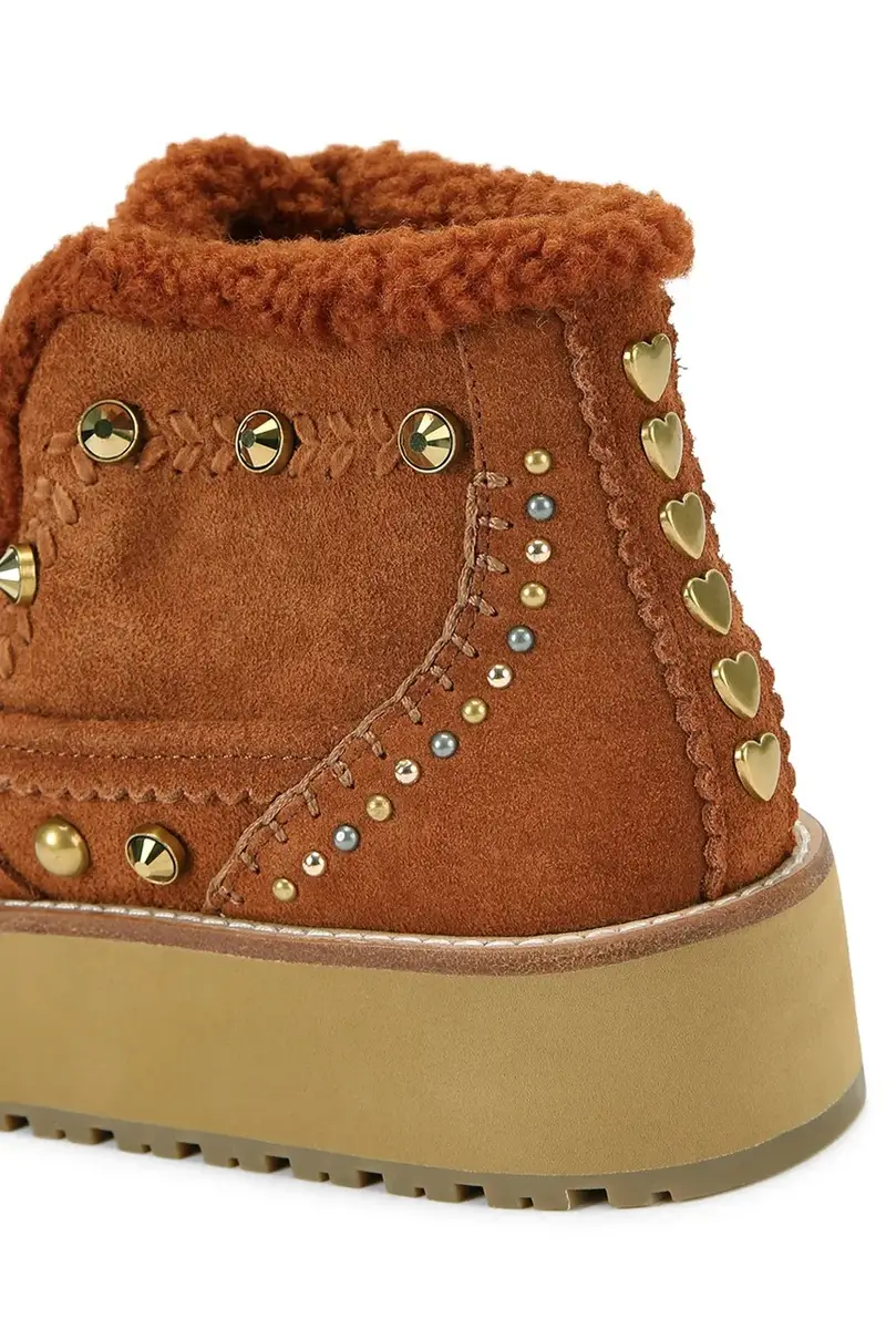 stivali da neve in camoscio Mansion Cosy Boot Marrone miniatura 5