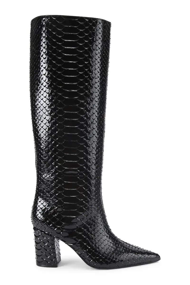 stivali in pelle Regent Point Knee Boot donna colore nero 5026500719