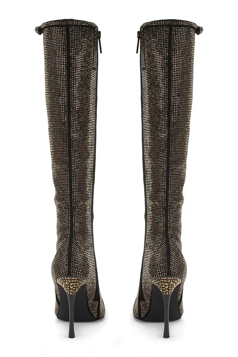 stivali Mayfair Point Knee Boot donna colore nero 4992705609 miniatura 3