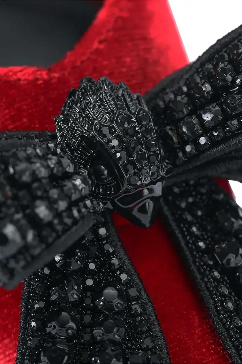 tacchi a spillo Belgravia Bow High Sling colore rosso 4984950789 miniatura 4