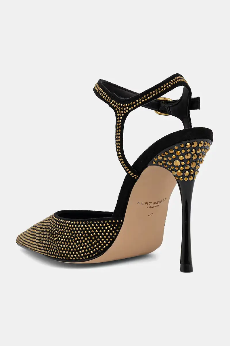 tacchi a spillo Mayfair Point Ankle Strap colore nero 4989405609 miniatura 3