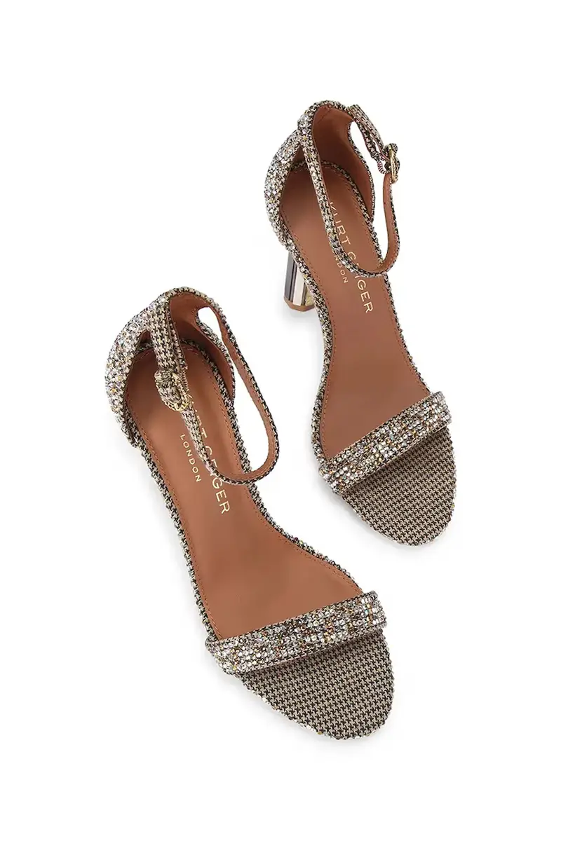 tacchi a spillo Perspex Heel Sandal colore oro 4726940609 miniatura 2