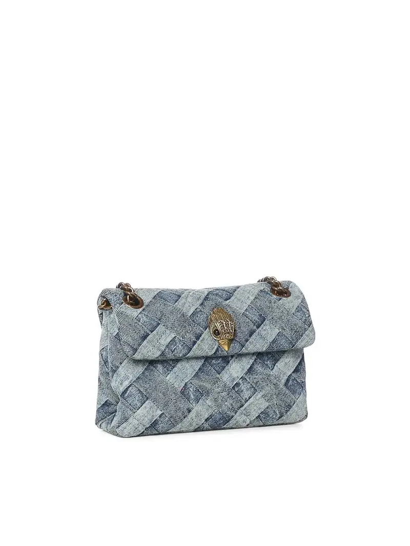 Mini borsa Kensington in denim