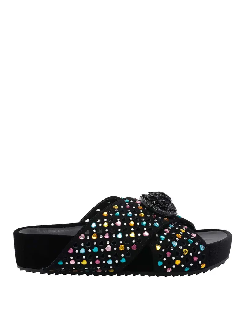 Sandali incrociati Nero