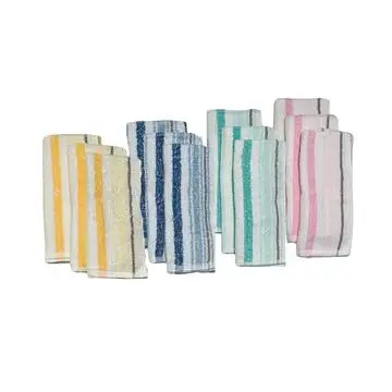 ASCIUGAMANO IN SPUGNA OSPITE RIGATO KUVEE HOME SOFFIO 40x60