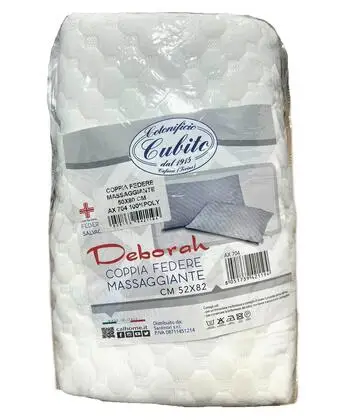 COPPIE DI FEDERE COTONE MASSAGGIANTI DEBORAH COTONIFICIO CUBITO