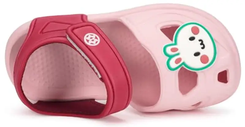 KVbabby Sandali per bambini e ragazzi Scarpe da Giardino Antiscivolo Sandali da Spiaggia Ciabatte, 2463rosa, 29/30 EU/Dimensione dell'etichetta 180 miniatura 3
