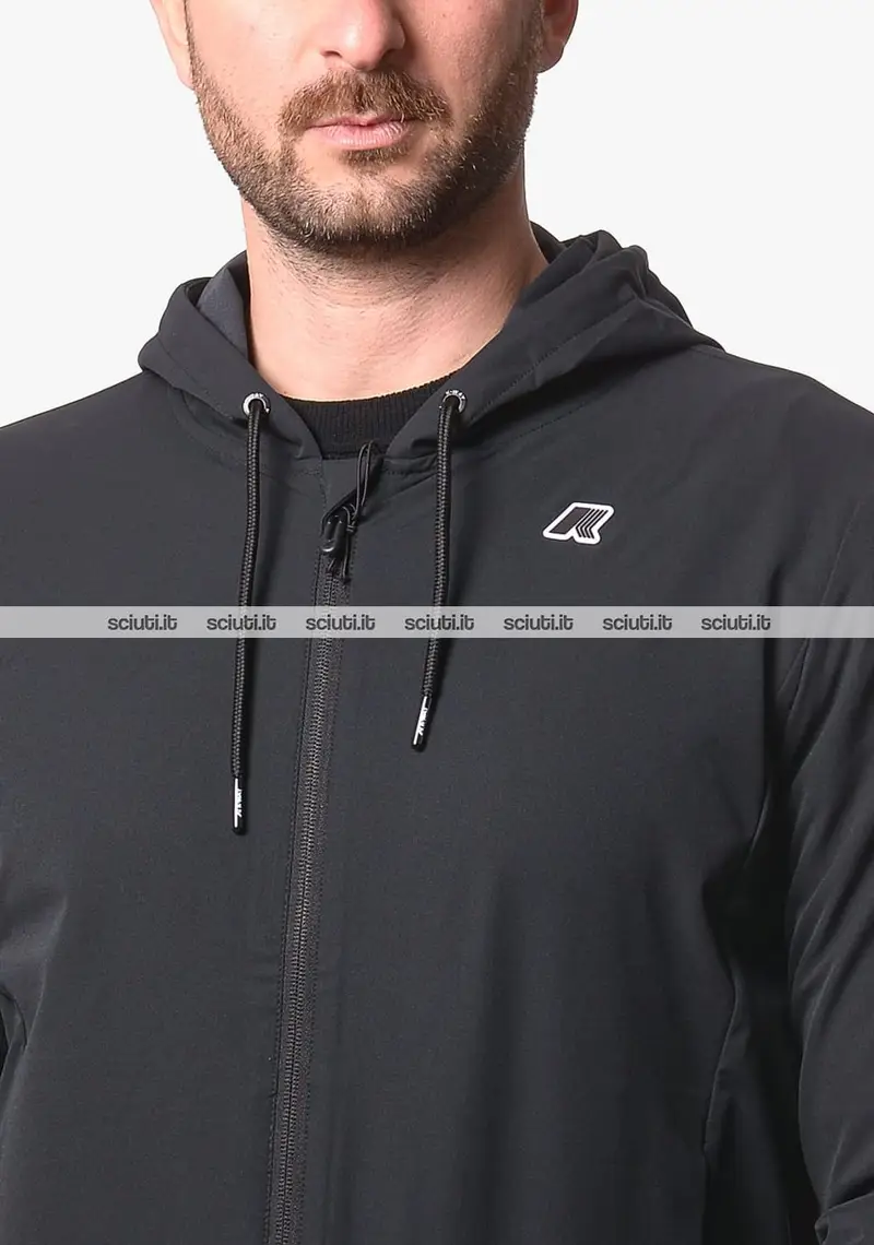 Felpa Kway uomo nera Journeer travel