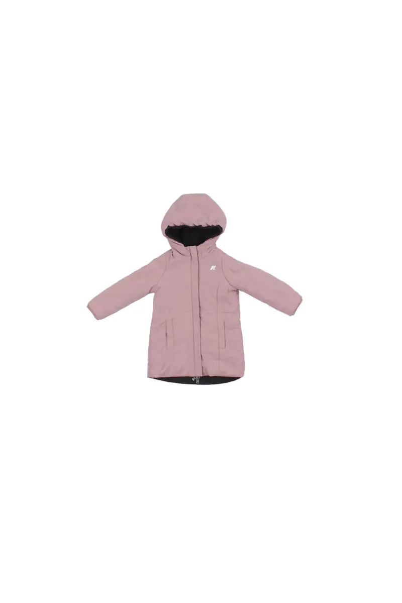 Giubbotto Bambina KWAY Black pure rose pinkish P. denise st warm double miniatura 2