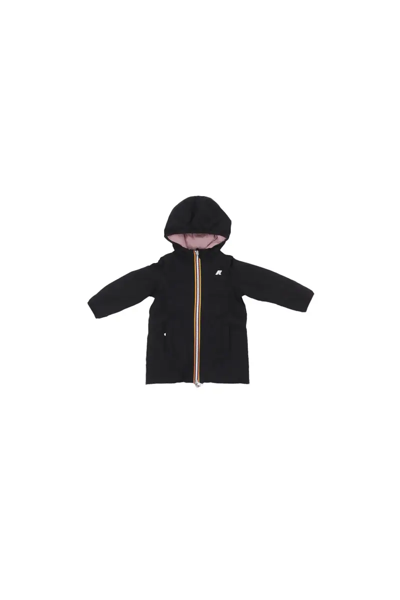 Giubbotto Bambina KWAY Black pure rose pinkish P. denise st warm double