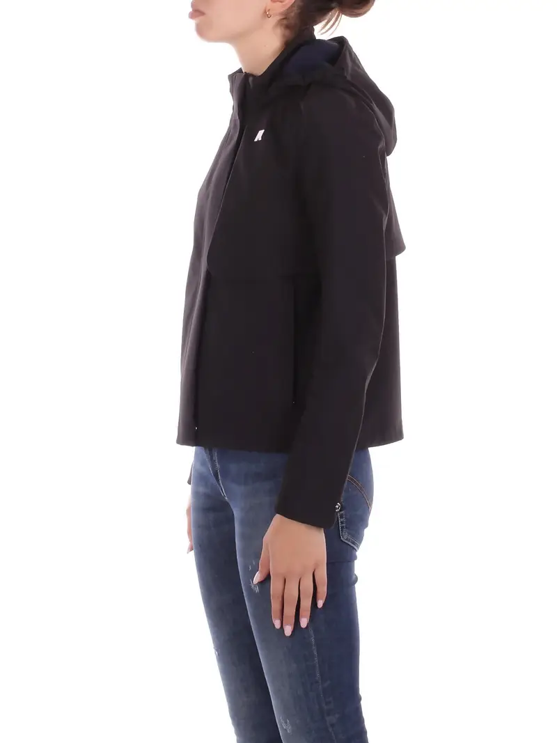 Giubbotto Donna KWAY Black pure blue depth Mila bonded miniatura 2
