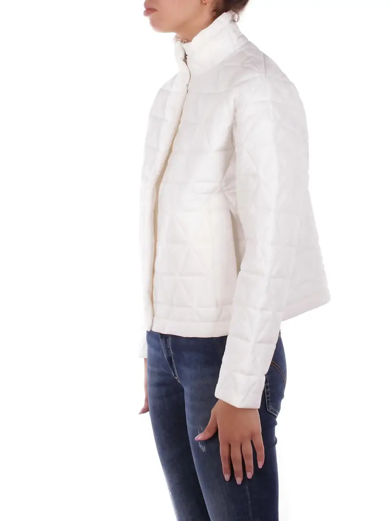 Giubbotto Donna KWAY White gardenia Sabrina diamond quilted miniatura 2