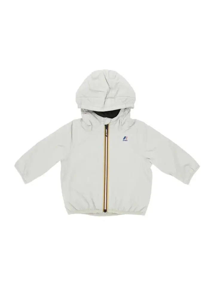 giubbotto infant/kids beige chiaro con logo