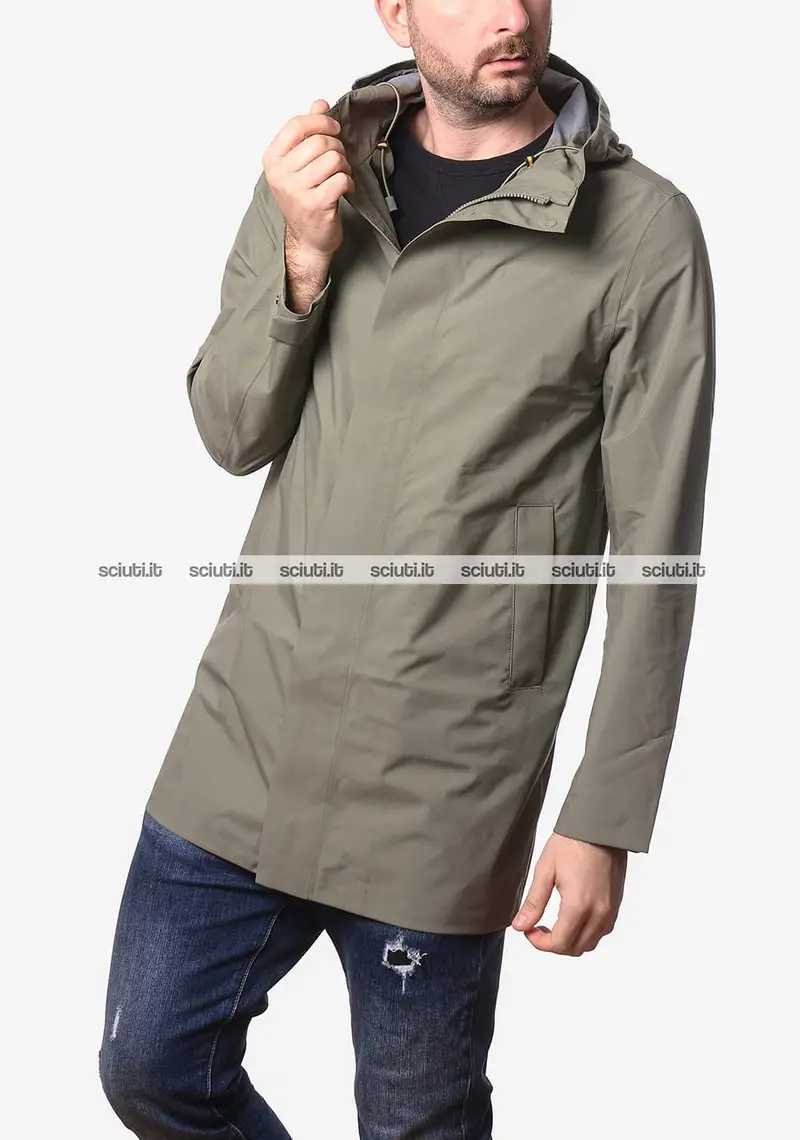 Giubbotto Kway uomo verde muschio Tommy Stretch 2L