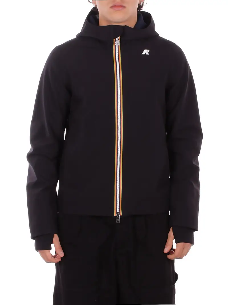 Giubbotto Uomo KWAY Black pure blue depth Jacko bonded