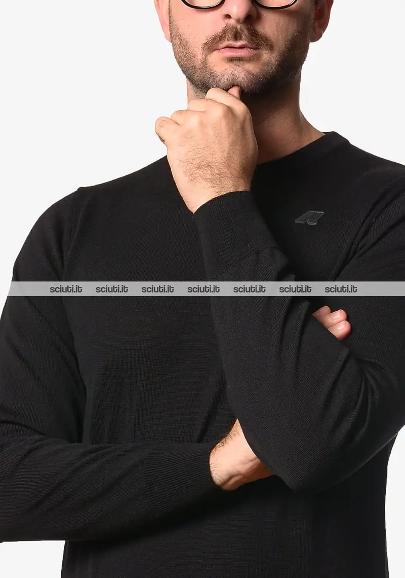 Maglia Kway uomo nera Sebastien Merino