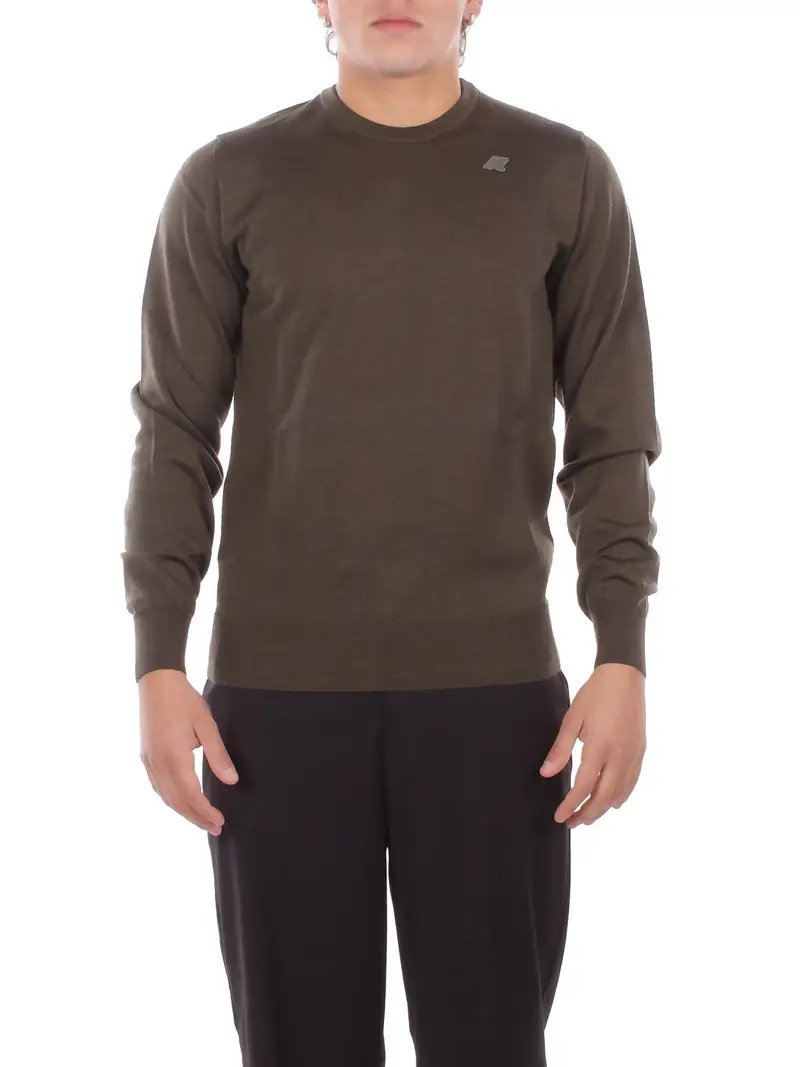 Maglia Uomo KWAY Green blackish Sebastien merino