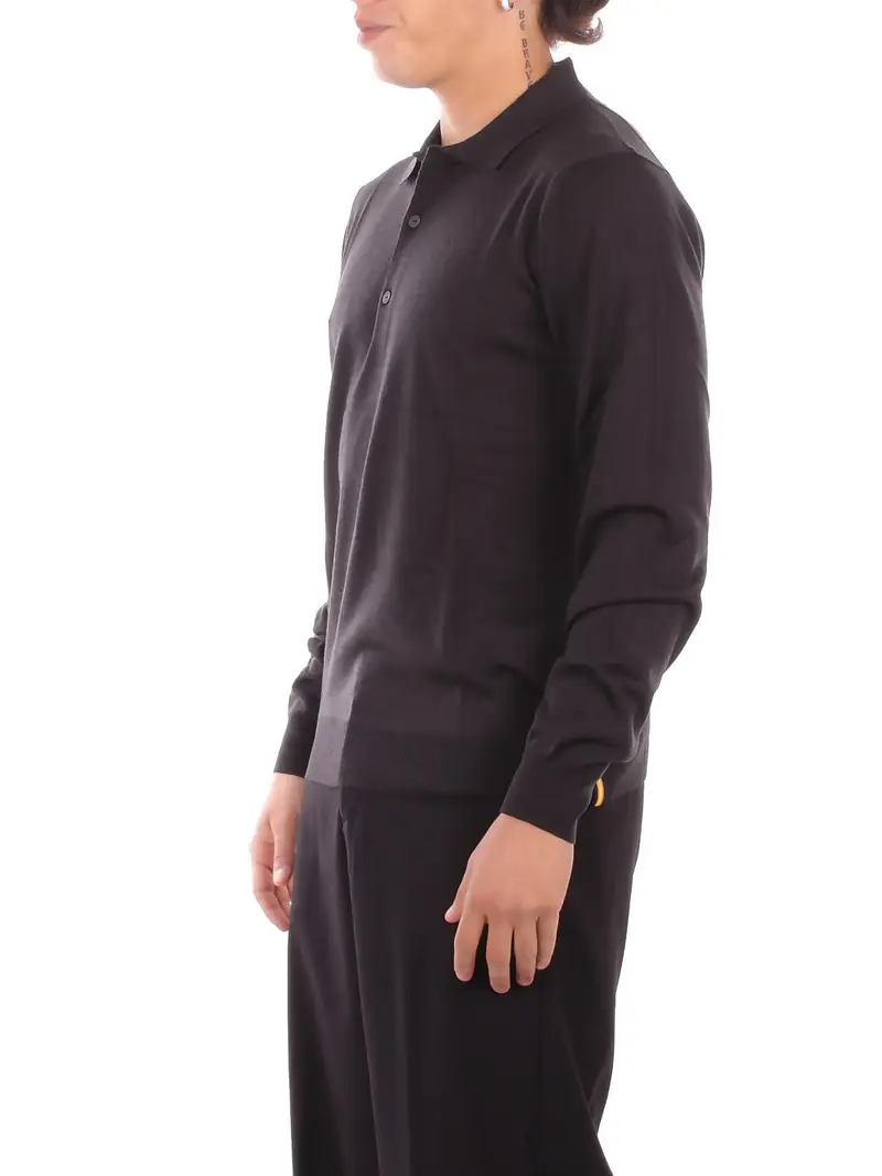 Maglia Uomo KWAY Grey shadow dk Rey wool merino blend miniatura 2