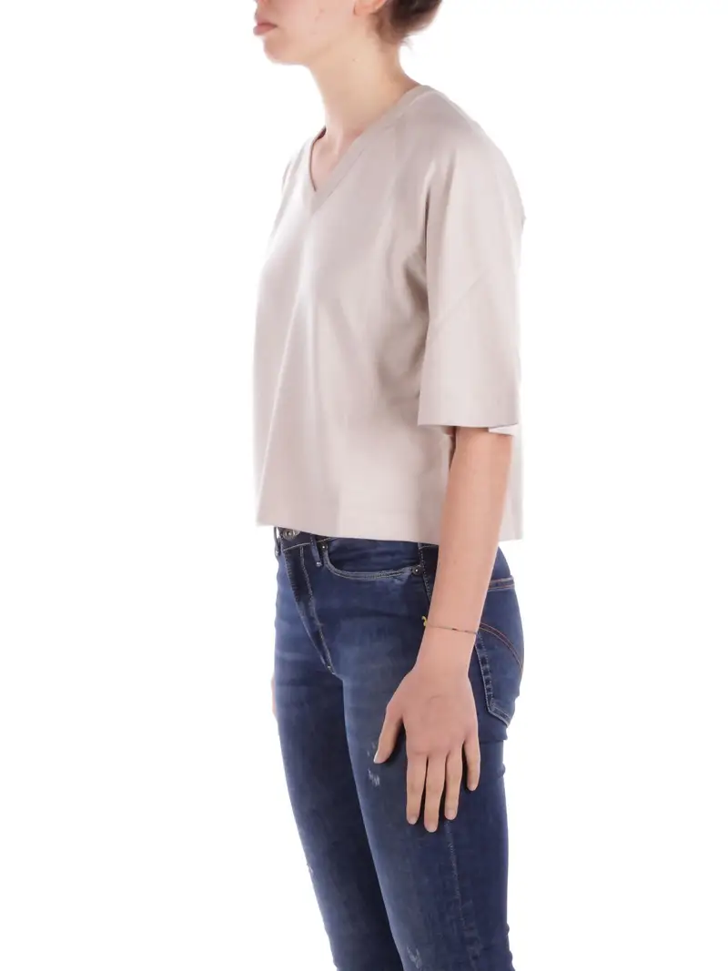 KWAY T-shirt Donna Beige 2084032 miniatura 2