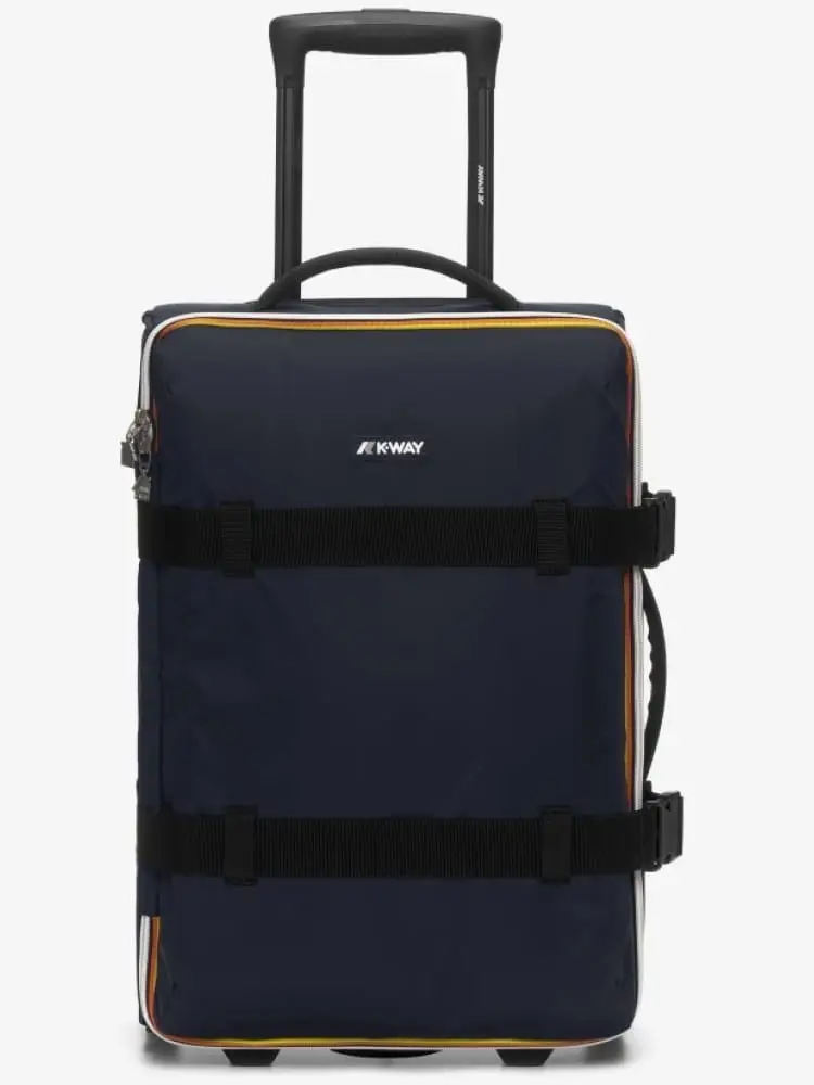 trolley uomo blu scuro con tasche organizzative