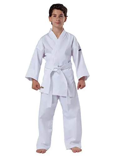 Kwon, Kimono Bambino Karate Basic, Bianco (weiß), 130cm