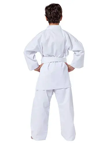 Kwon, Kimono Bambino Karate Basic, Bianco (weiß), 130cm miniatura 3