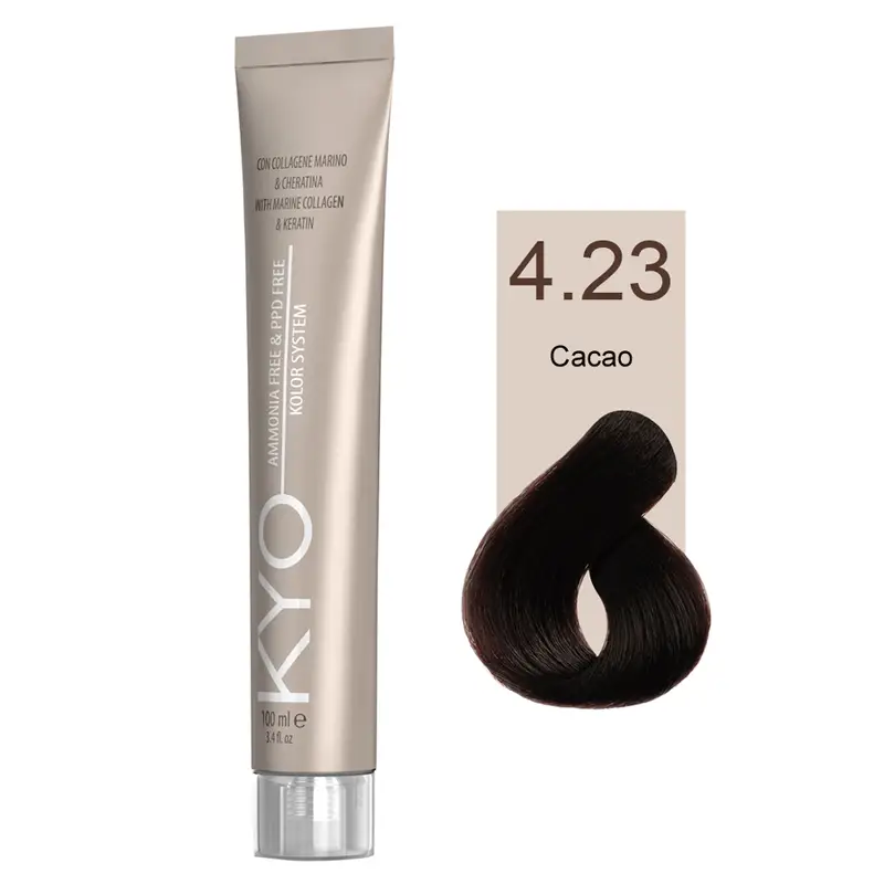 Kyo Ammonia Free e PPD Free Tinta Capelli - 4.23 Cacao