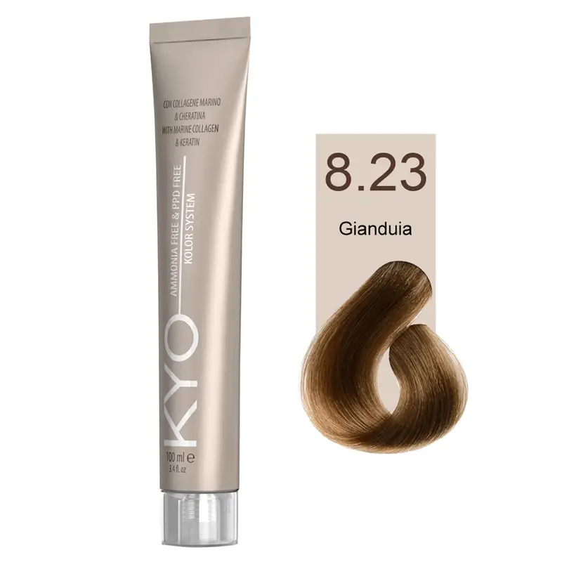 Kyo Ammonia Free e PPD Free Tinta Capelli - 8.23 Gianduia