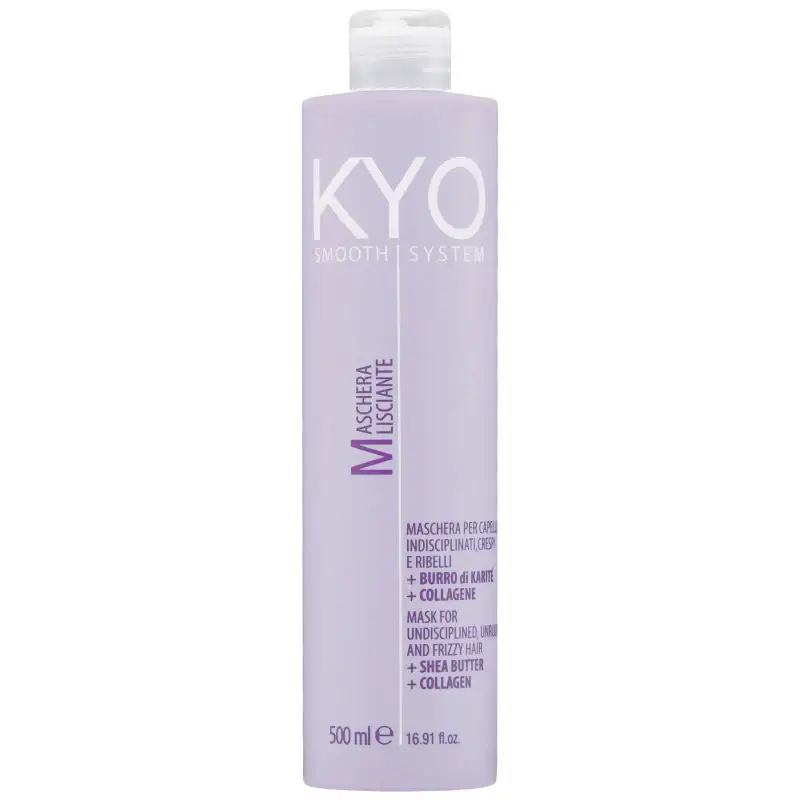 Maschera per capelli crespi KYO Smooth System 500ml