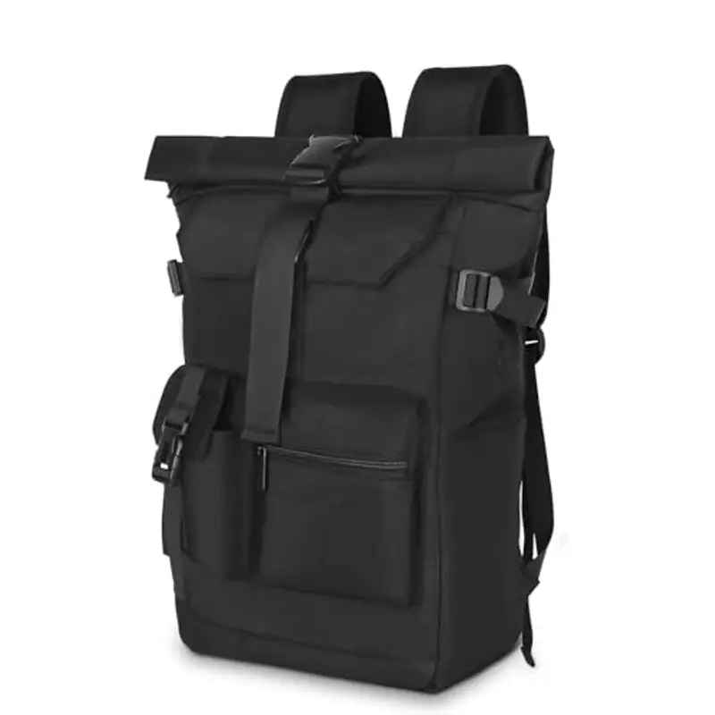 KYYLZ Zaino da viaggio Uomo Nero 1548309