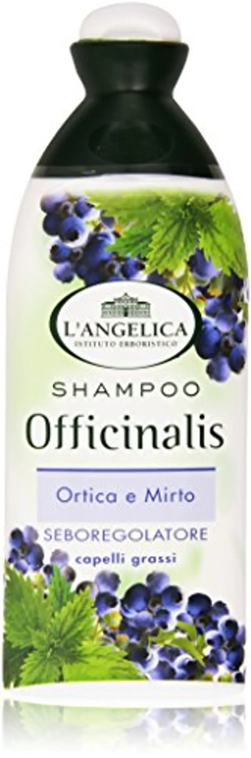 L'Angelica - Shampoo Seboregolatore Ortica E Mirto, Capelli Grassi