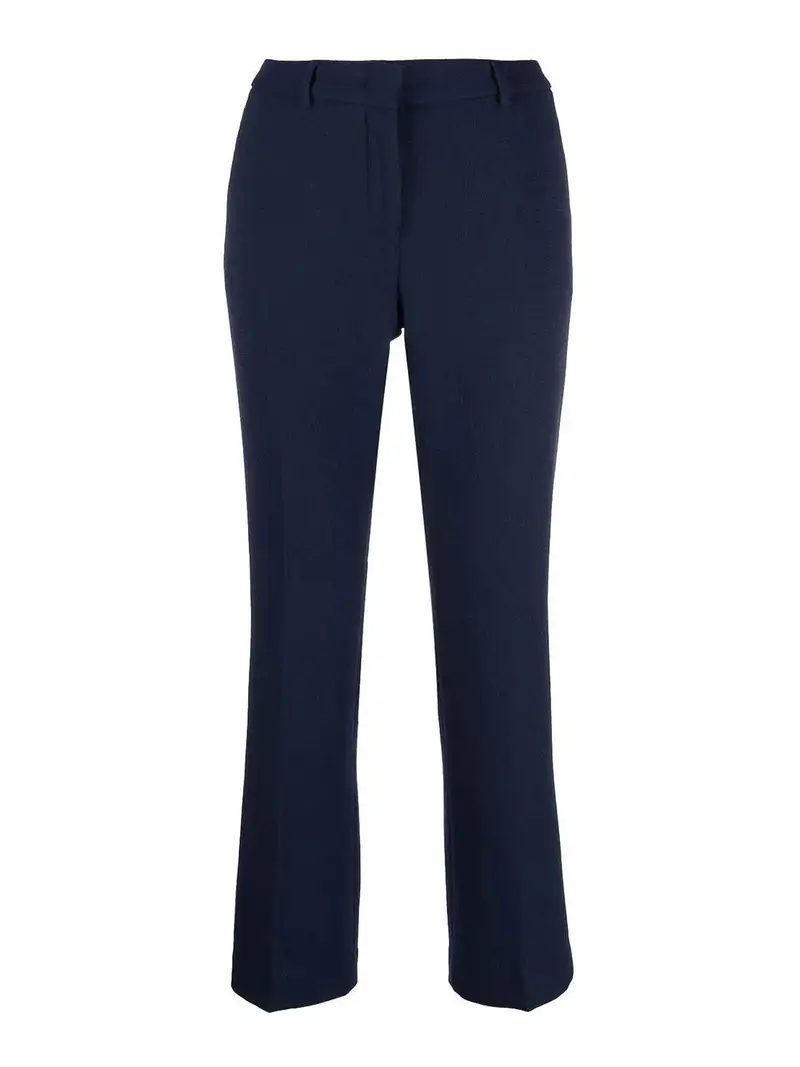 pantaloni sartoriali cropped Blu