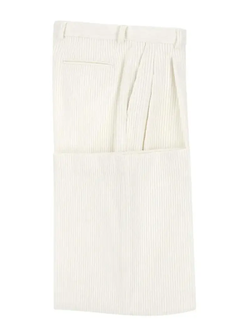 Pantaloni Elisa Larghi Bianchi Bianco