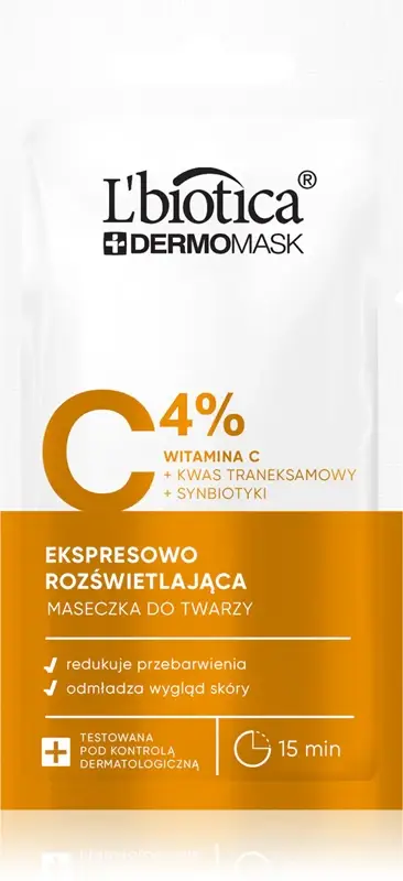 DermoMask C 4% maschera illuminante viso 8 ml