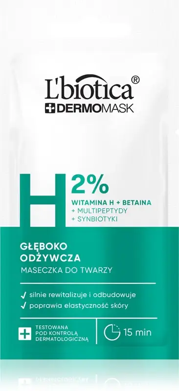DermoMask H 2% maschera di nutrimento profondo per il viso 8 ml